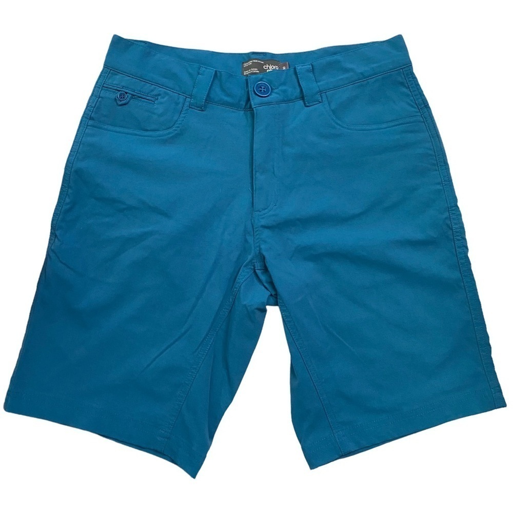Chlorophylle Teal Walking Bermuda Shorts 30